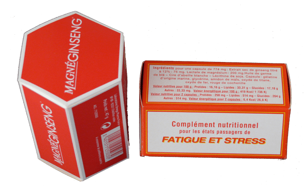 boite carton hexagonale