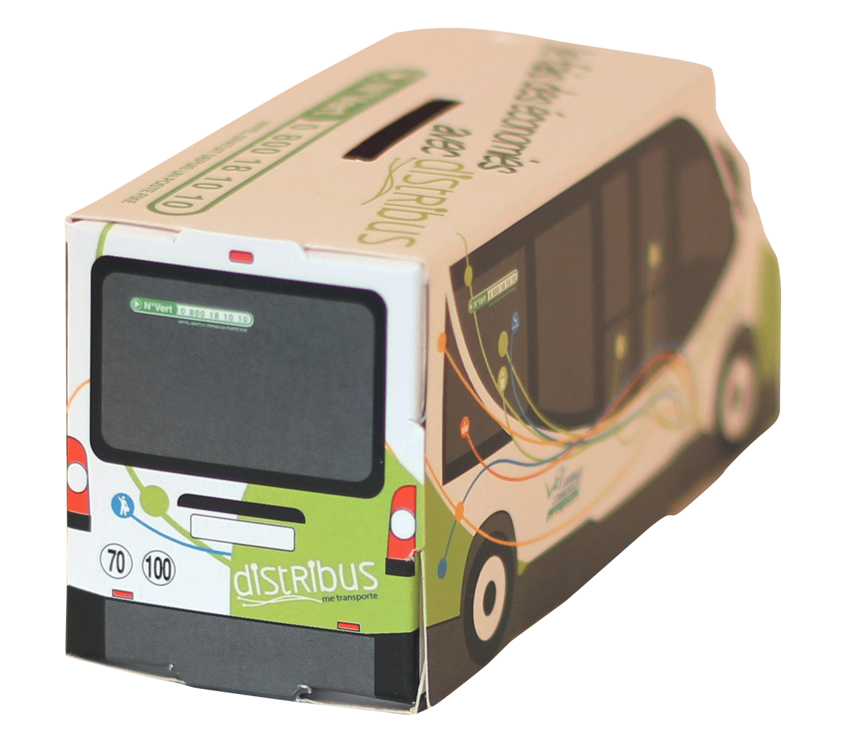 boitage produit carton bus