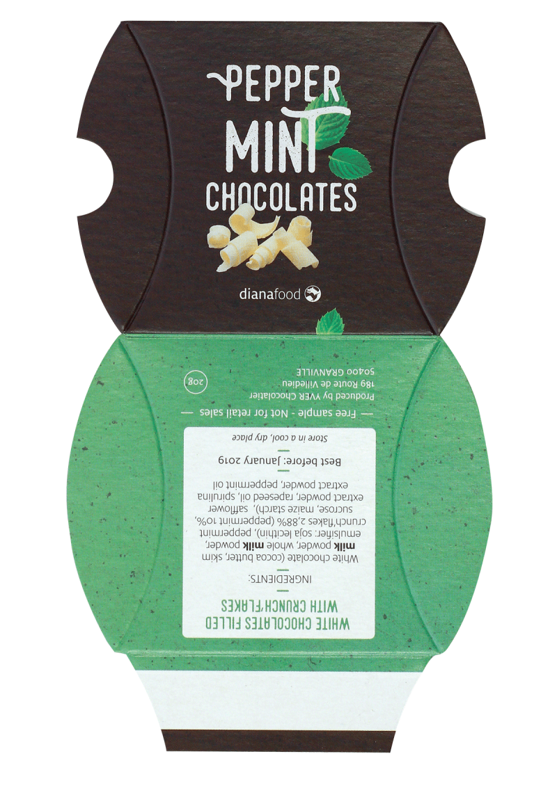 le berlingot contact alimentaire chocolat