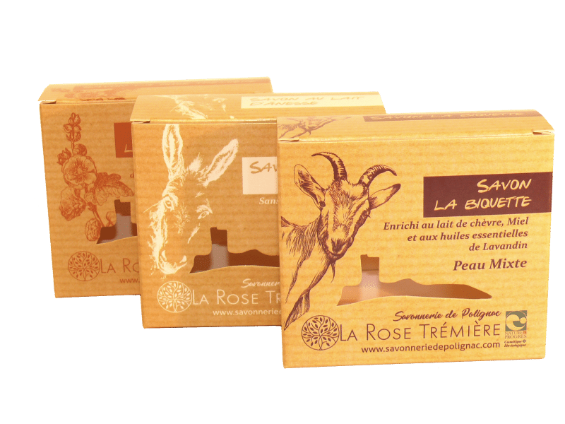 3 boites carton pour savon