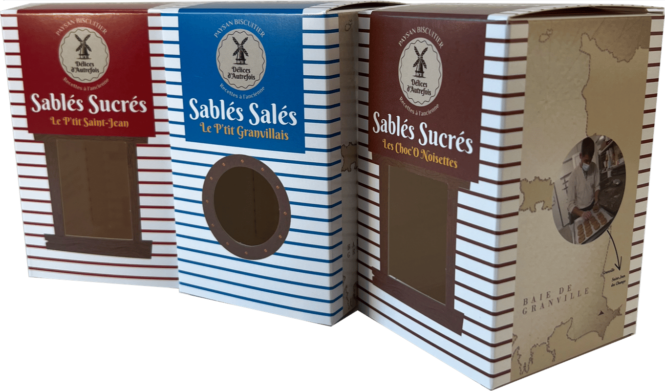 Boîte carton pour sablés